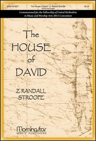 The House of David SATB choral sheet music cover Thumbnail